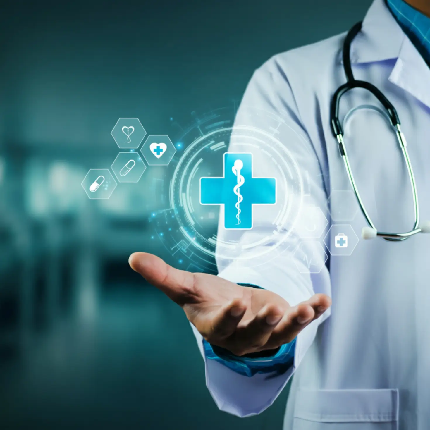 doctor-holds-medical-device-with-medical-symbol-it-unified-voice